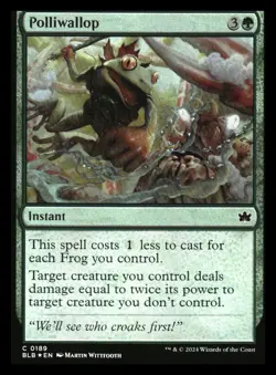 Polliwallop (foil) Bloomburrow NM+ *Mythic Relics* - Image 1