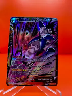 Dragon Ball Super CCG Turles, All Too Easy Foil BT15-107 SR Bandai Trading Card - Image 1
