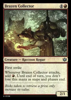 Brazen Collector (foil) Bloomburrow NM+ *Mythic Relics* - Image 1