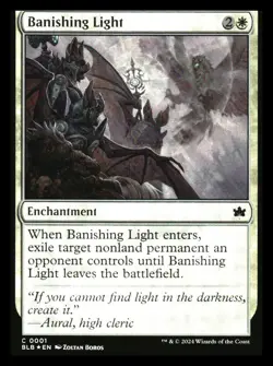 Banishing Light (foil) Bloomburrow NM+ *Mythic Relics* - Image 1