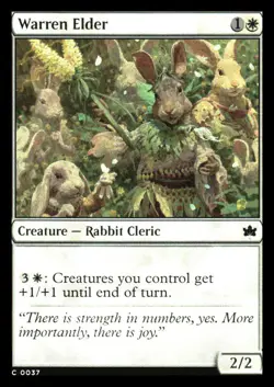 Warren Elder (foil) Bloomburrow NM+ *Mythic Relics* - Image 1
