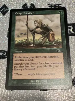 MTG- Crop Rotation Urza's Legacy Regular Moderate Play - Image 1