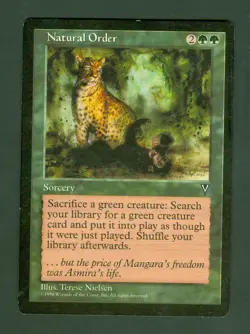 NATURAL ORDER rare 1997 Visions MTG Unplayed Near mint - Image 1