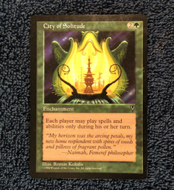 CITY OF SOLITUDE rare 1997 Visions MTG Unplayed Near mint - Image 3