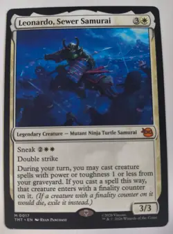 MTG Leonardo, Sewer Samurai - NM/Unplayed - TMNT - Image 1