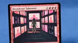 MTG Teenage Mutant Ninja Turtles Broadcast Takeover 0086 NM Mythic - Image 2