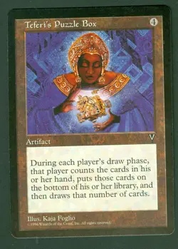 TEFERI'S PUZZLE BOX rare 1997 Visions MTG Unplayed Near mint - Image 1