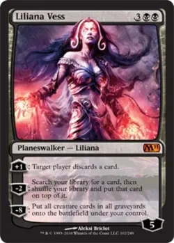 [1x] Liliana Vess Played, English Magic 2011 MTG Magic - Image 1