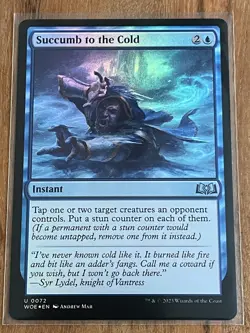 Succumb to the Cold - Foil - Wilds of Eldraine - English - NM+ - Image 1