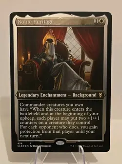 Noble Heritage (Foil Etched) MTG Commander Legends: Battle for Baldur's Gate - Image 1