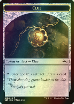 MTG Clue // Clue Foil ** Unstable Tokens ** English (NM) - Image 1