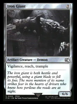 Iron Giant Final Fantasy MTG - NM - Image 1