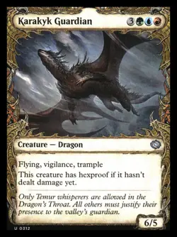 Karakyk Guardian SHOWCASE Tarkir: Dragonstorm MTG NM - Image 1