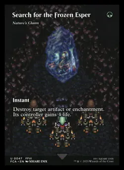 Search for the Frozen Esper SHOWCASE Final Fantasy MTG NM+ - Image 1