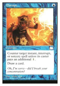 Disrupt Weatherlight MTG - LP - Image 1