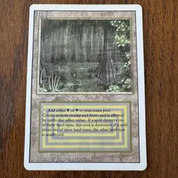 Magic The Gathering 1994 Bayou Rare Revised Edition - Image 1
