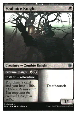 Foulmire Knight Throne of Eldraine MTG - NM+ - Image 1