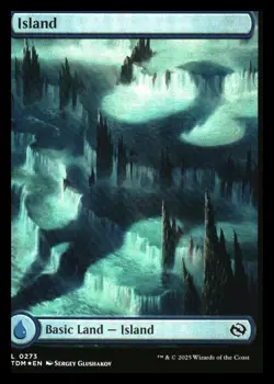 Island (273) FOIL Tarkir: Dragonstorm MTG NM - Image 1