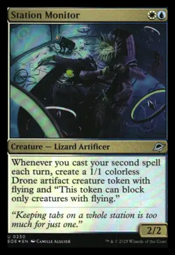 Station Monitor Foil Edge of Eternities MTG NM - Image 1