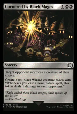 Cornered by Black Mages Final Fantasy MTG - NM - Image 1