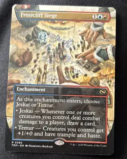 Frostcliff Siege (Borderless) Tarkir: Dragonstorm Regular - Image 1