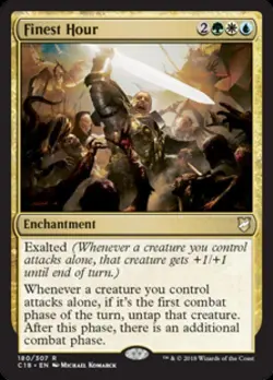 Finest Hour - Light Play MTG Commander 2018 - Image 1