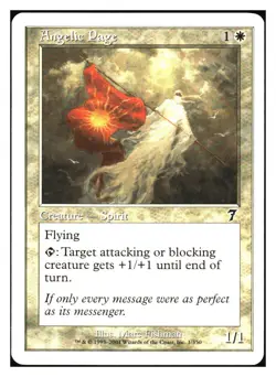 Angelic Page 7th Edition MTG - NM+ Mythic Relics - Image 1