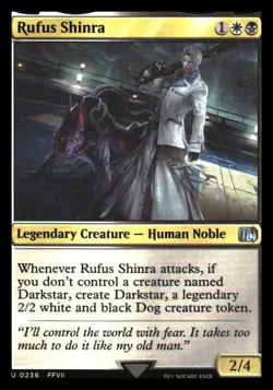 Rufus Shinra Final Fantasy MTG - NM - Image 1