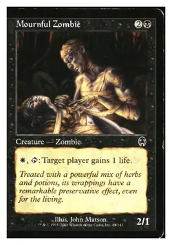Mournful Zombie Apocalypse MTG - LP - Image 1