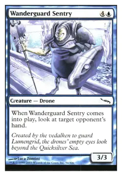Wanderguard Sentry Mirrodin MTG - NM+ Mythic Relics - Image 1