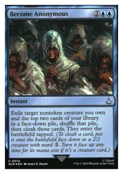 Become Anonymous (foil) Assassin's Creed MTG - NM+ Mythic Relics - Image 1