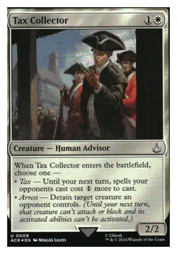 Tax Collector (foil) Assassin's Creed MTG - NM+ Mythic Relics - Image 1