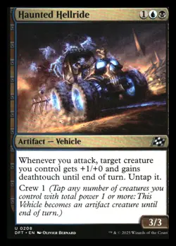 Haunted Hellride FOIL Aetherdrift MTG NM+ - Image 1