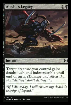 Alesha's Legacy FOIL Tarkir: Dragonstorm MTG NM - Image 1