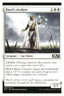 Basri's Acolyte Core Set 2021 MTG - NM+ *Mythic Relics* - Image 1
