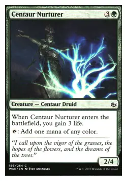 Centaur Nurturer War of the Spark MTG - NM+ (Mythic Relics) - Image 1