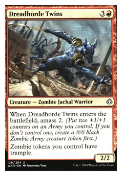 Dreadhorde Twins War of the Spark MTG - NM+ (Mythic Relics) - Image 1