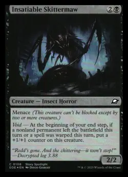 Insatiable Skittermaw Foil Edge of Eternities MTG NM - Image 1