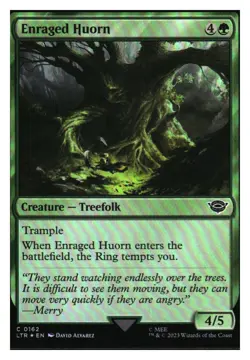Enraged Huorn (Foil) Universes Beyond: The Lord of the Rings MTG - NM+ - Image 1