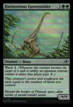 Harmonious Grovestrider Foil Edge of Eternities MTG NM - Image 1