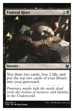 Funeral Rites Theros Beyond Death MTG - NM+ - Image 1