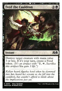 Feed the Cauldron (Foil) Wilds ofEldraine MTG - NM+ - Image 1