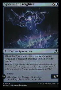 Specimen Freighter Foil Edge of Eternities MTG NM - Image 1