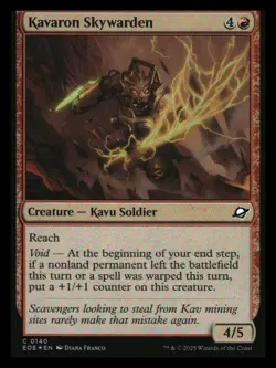 Kavaron Skywarden Foil Edge of Eternities MTG NM - Image 1