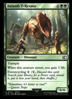 Balamb T-Rexaur Final Fantasy MTG - NM - Image 1