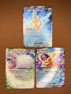 Pokemon Rotom ex Wigglytuff ex Jynx ex Holo English 3 Card Lot - Image 1