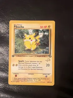 Pikachu Pokemon Card (WotC) 1995-1998 1st Edition Promo - Image 1