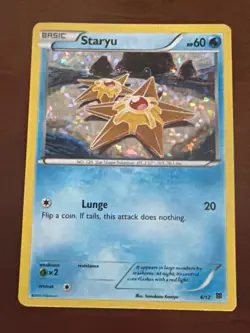 LP Staryu 4/12 McDonalds 2015 Promos Holo Rare Pokemon Card - Image 1