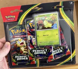 2 Pokemon Mega Evolution Perfect Order Blister Packs w/3 packs each English - Image 2