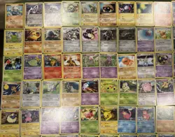 Lot of 100 Pokemon cards - Commons and Uncommons - Image 1